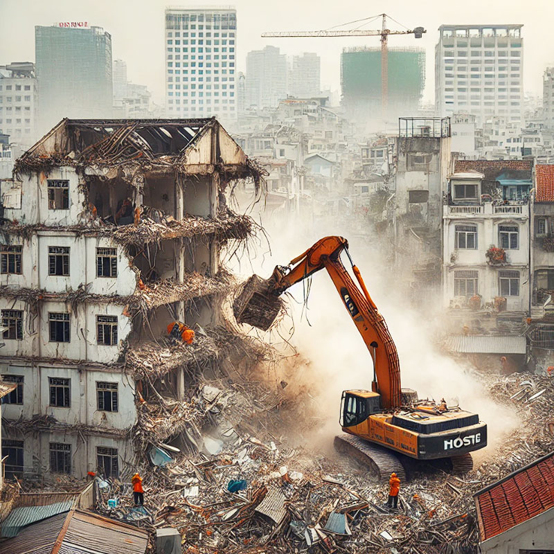 CÔNG TY THÁO DỠ CÔNG TRÌNH, DỰ ÁN, CHUNG CƯ, NHÀ Ở TẠI ĐÀ NẴNG - QUẢNG NAM
